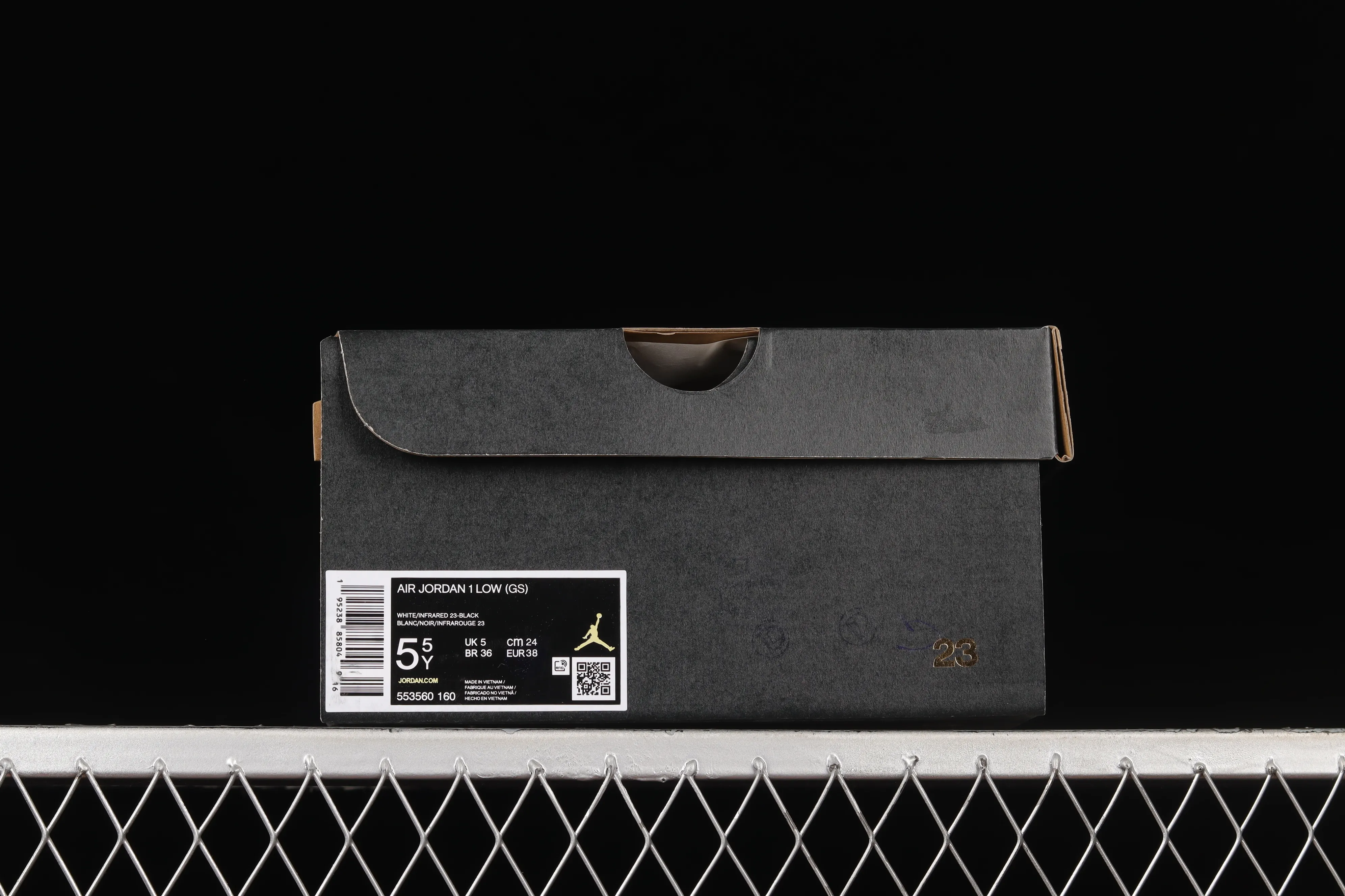 All categories Air Jordan Jordan series basketball shoes Air Jordan 1 Low G version pure original Air Jordan AJ1 Low AJ1 Joe 1 white black red low-top cultural leisure sports basketball shoes 553560-160